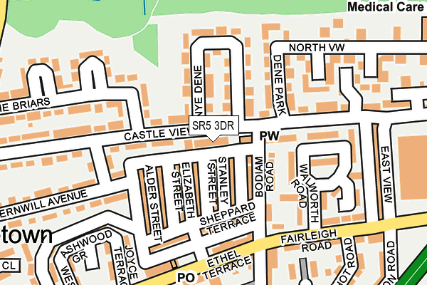 SR5 3DR map - OS OpenMap – Local (Ordnance Survey)