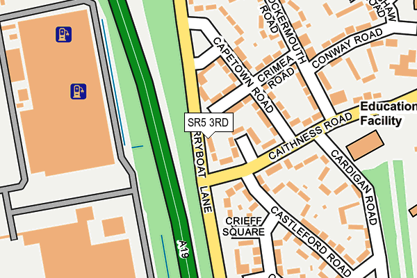 SR5 3RD map - OS OpenMap – Local (Ordnance Survey)