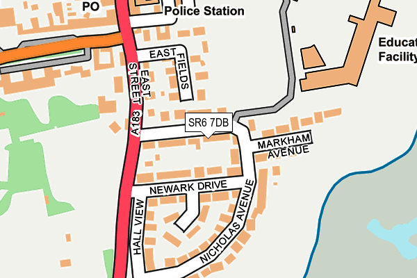 Map of MAPS (NE) LTD at local scale