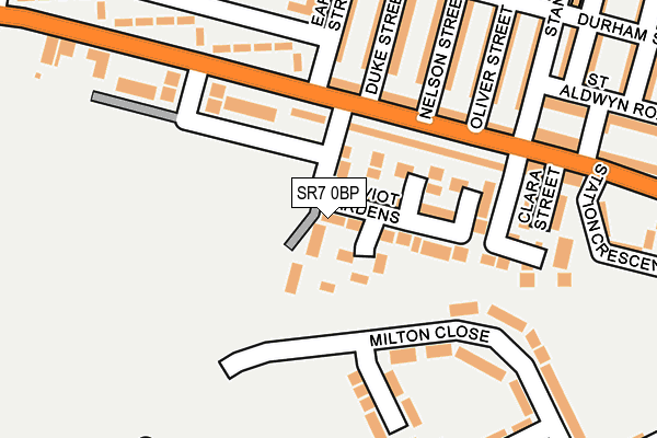 SR7 0BP map - OS OpenMap – Local (Ordnance Survey)