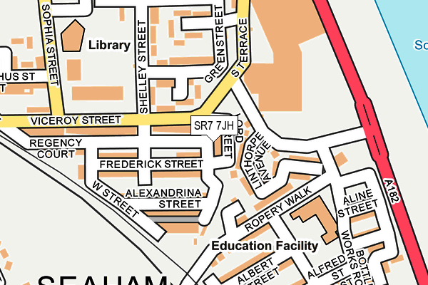 SR7 7JH map - OS OpenMap – Local (Ordnance Survey)