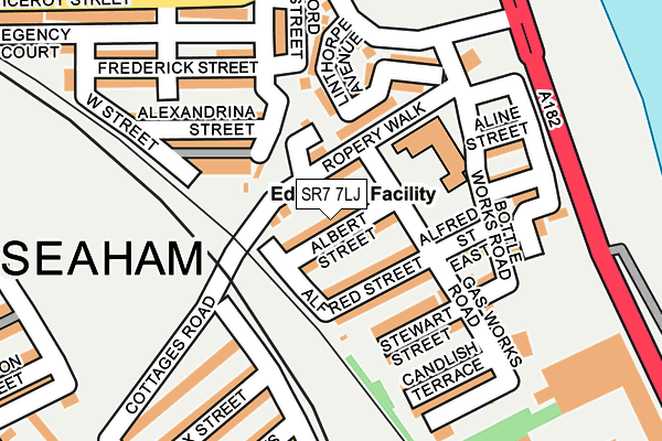 SR7 7LJ map - OS OpenMap – Local (Ordnance Survey)