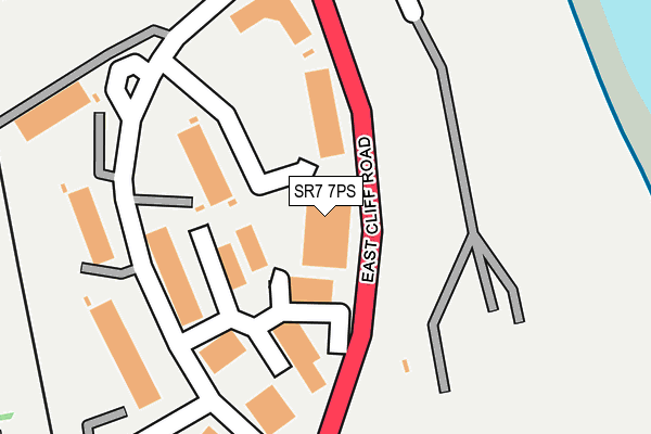 SR7 7PS map - OS OpenMap – Local (Ordnance Survey)