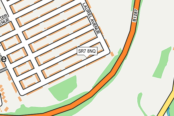 SR7 8NQ map - OS OpenMap – Local (Ordnance Survey)