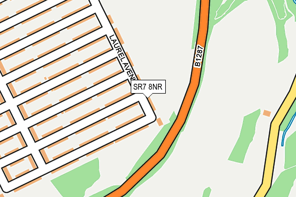 SR7 8NR map - OS OpenMap – Local (Ordnance Survey)