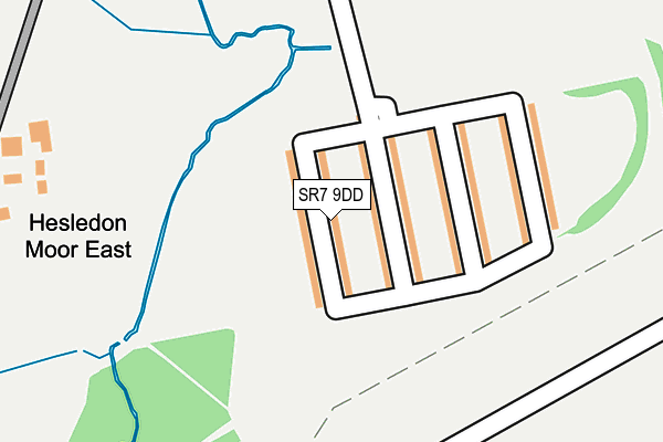 SR7 9DD map - OS OpenMap – Local (Ordnance Survey)