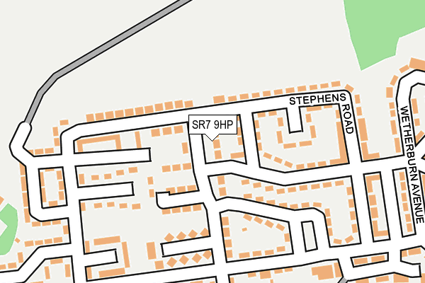 SR7 9HP map - OS OpenMap – Local (Ordnance Survey)