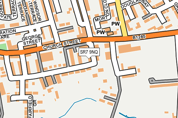 SR7 9NQ map - OS OpenMap – Local (Ordnance Survey)