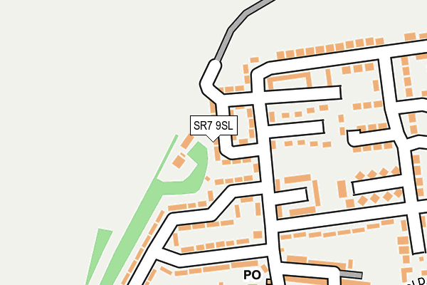 SR7 9SL map - OS OpenMap – Local (Ordnance Survey)