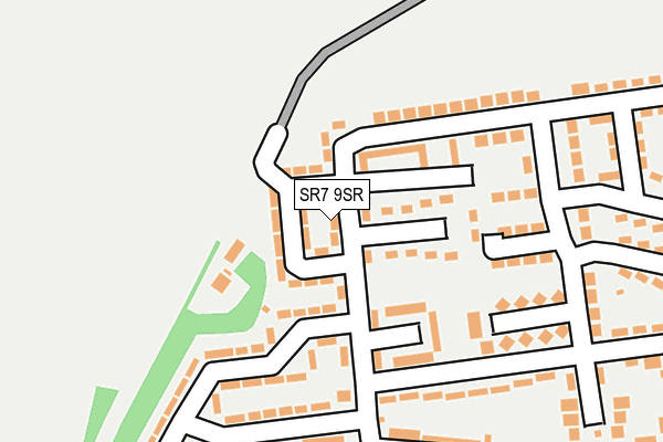 SR7 9SR map - OS OpenMap – Local (Ordnance Survey)