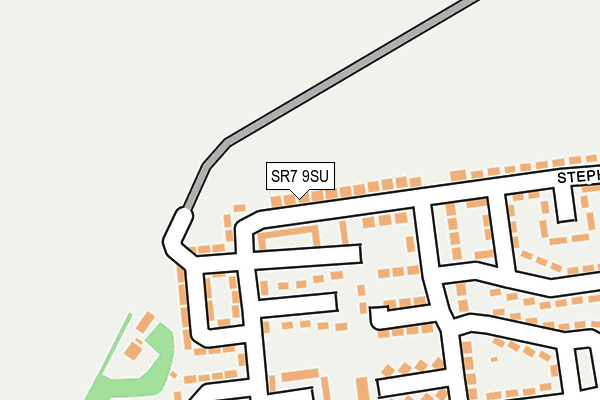 SR7 9SU map - OS OpenMap – Local (Ordnance Survey)