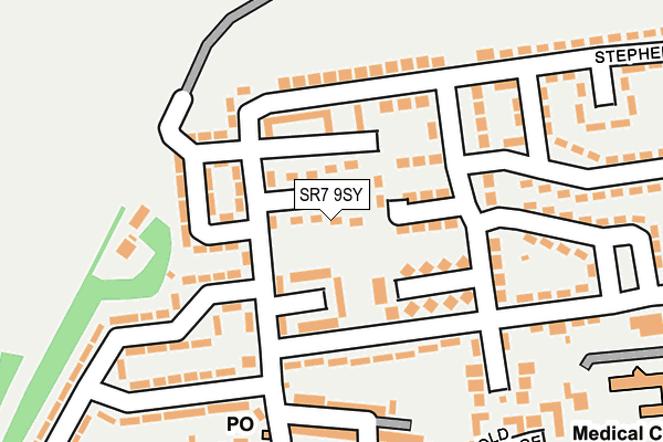 SR7 9SY map - OS OpenMap – Local (Ordnance Survey)