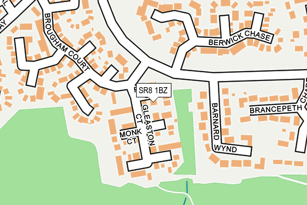 SR8 1BZ map - OS OpenMap – Local (Ordnance Survey)