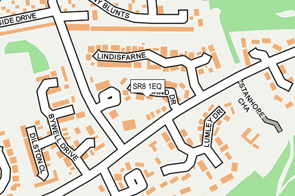 SR8 1EQ map - OS OpenMap – Local (Ordnance Survey)