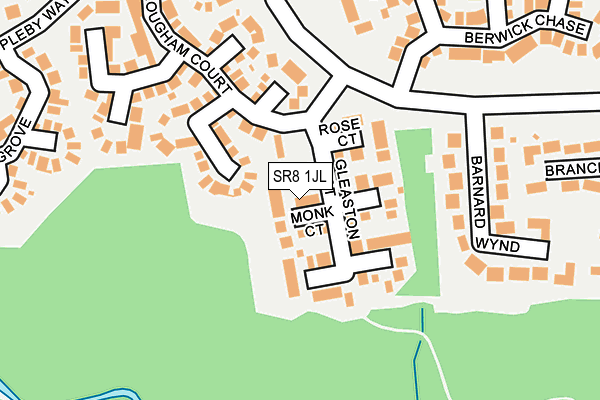 SR8 1JL map - OS OpenMap – Local (Ordnance Survey)