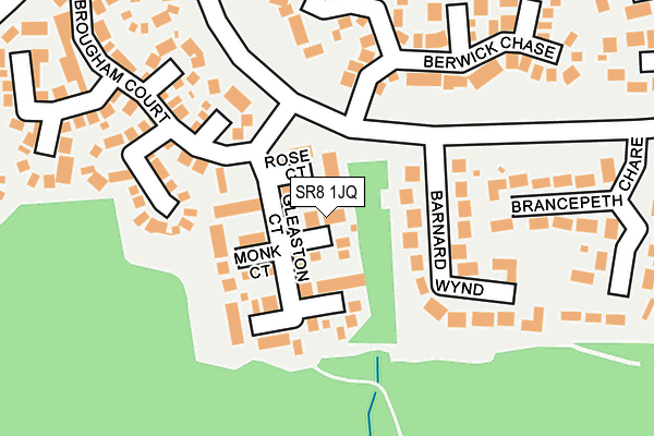 SR8 1JQ map - OS OpenMap – Local (Ordnance Survey)