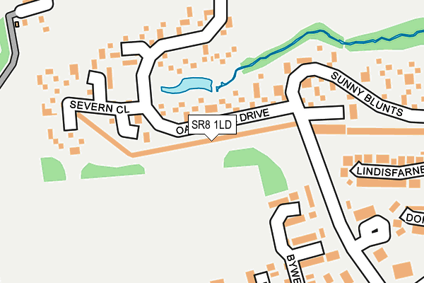 SR8 1LD map - OS OpenMap – Local (Ordnance Survey)