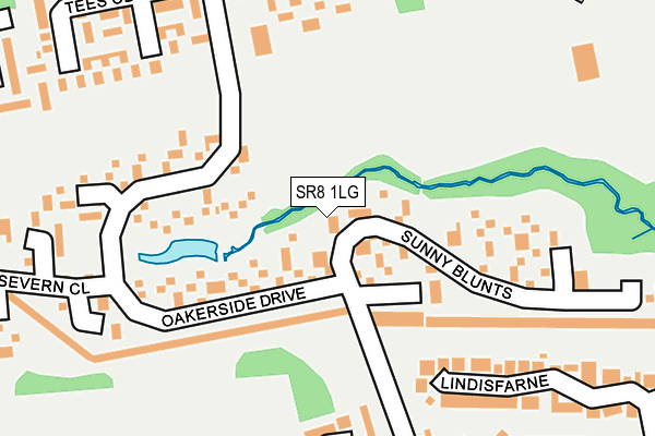 SR8 1LG map - OS OpenMap – Local (Ordnance Survey)