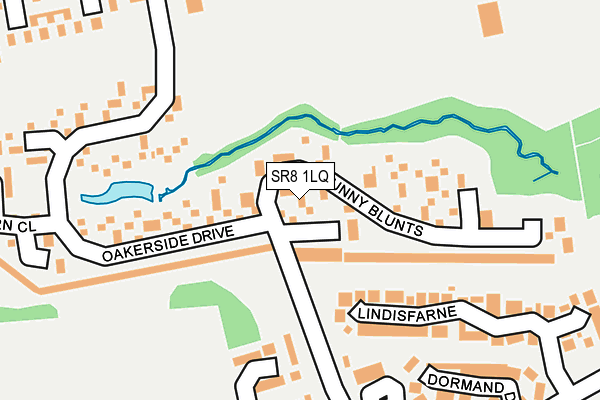 SR8 1LQ map - OS OpenMap – Local (Ordnance Survey)