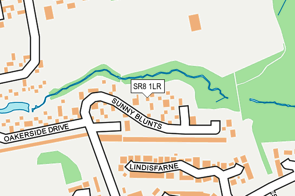SR8 1LR map - OS OpenMap – Local (Ordnance Survey)