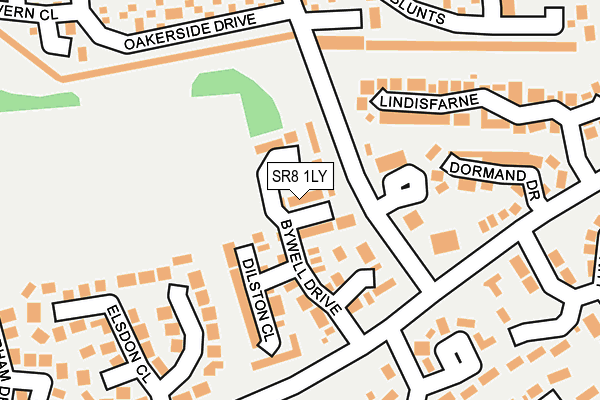 SR8 1LY map - OS OpenMap – Local (Ordnance Survey)