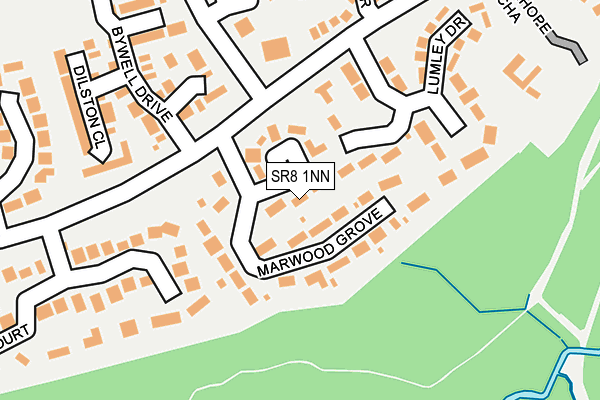 SR8 1NN map - OS OpenMap – Local (Ordnance Survey)