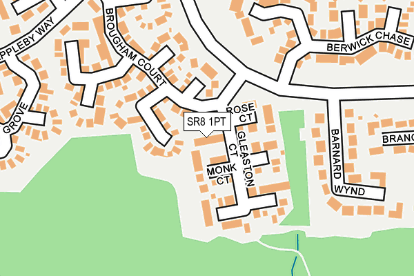SR8 1PT map - OS OpenMap – Local (Ordnance Survey)
