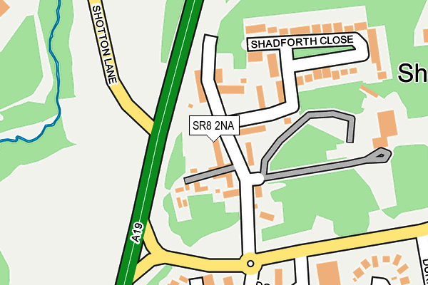 SR8 2NA map - OS OpenMap – Local (Ordnance Survey)
