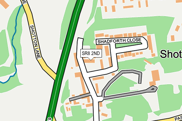 SR8 2ND map - OS OpenMap – Local (Ordnance Survey)