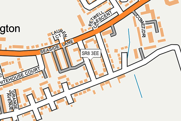 SR8 3EE map - OS OpenMap – Local (Ordnance Survey)