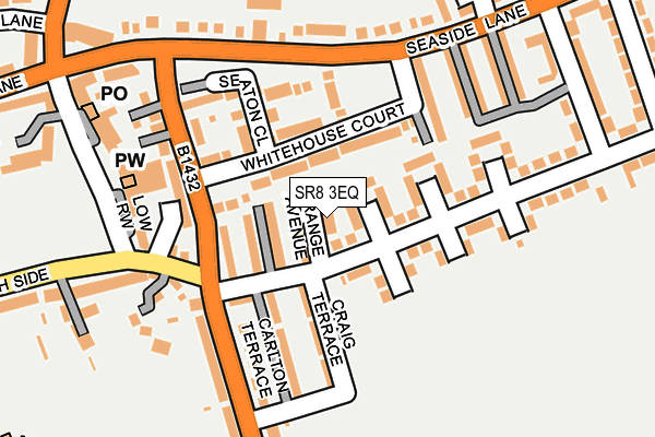 SR8 3EQ map - OS OpenMap – Local (Ordnance Survey)