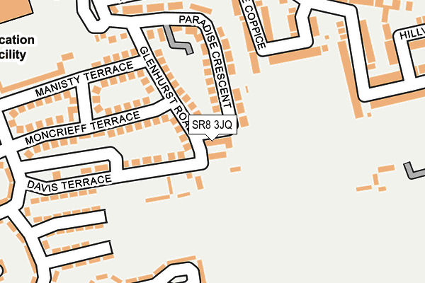 SR8 3JQ map - OS OpenMap – Local (Ordnance Survey)