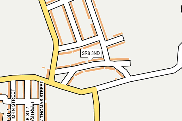 SR8 3ND map - OS OpenMap – Local (Ordnance Survey)
