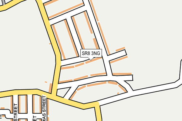SR8 3NG map - OS OpenMap – Local (Ordnance Survey)