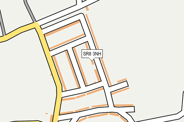 SR8 3NH map - OS OpenMap – Local (Ordnance Survey)