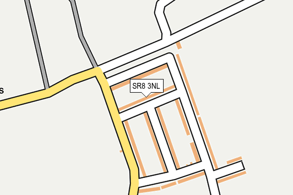 SR8 3NL map - OS OpenMap – Local (Ordnance Survey)