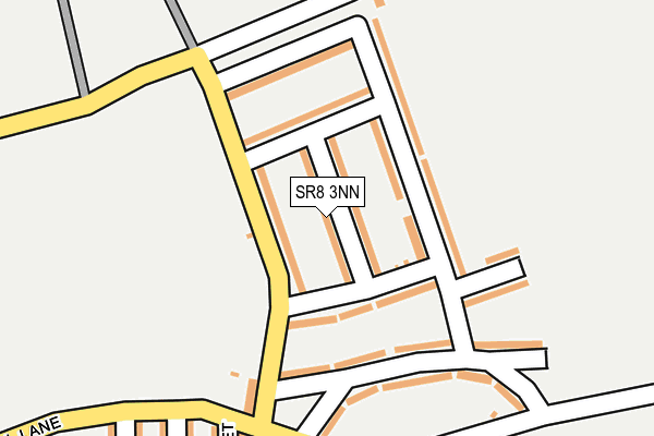 SR8 3NN map - OS OpenMap – Local (Ordnance Survey)