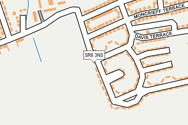 SR8 3NS map - OS OpenMap – Local (Ordnance Survey)