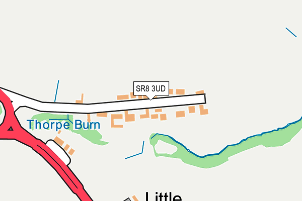 SR8 3UD map - OS OpenMap – Local (Ordnance Survey)