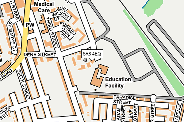 SR8 4EQ map - OS OpenMap – Local (Ordnance Survey)