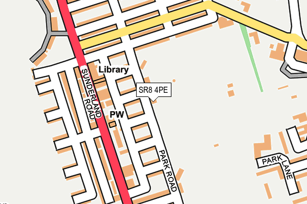 SR8 4PE map - OS OpenMap – Local (Ordnance Survey)