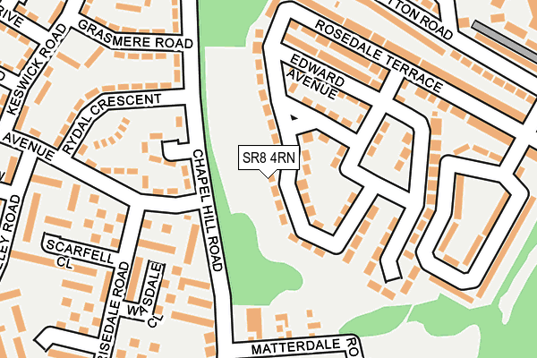 SR8 4RN map - OS OpenMap – Local (Ordnance Survey)