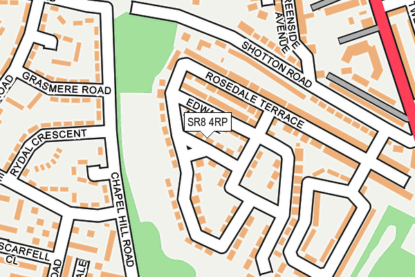 SR8 4RP map - OS OpenMap – Local (Ordnance Survey)