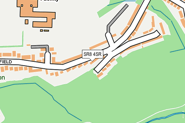 SR8 4SR map - OS OpenMap – Local (Ordnance Survey)