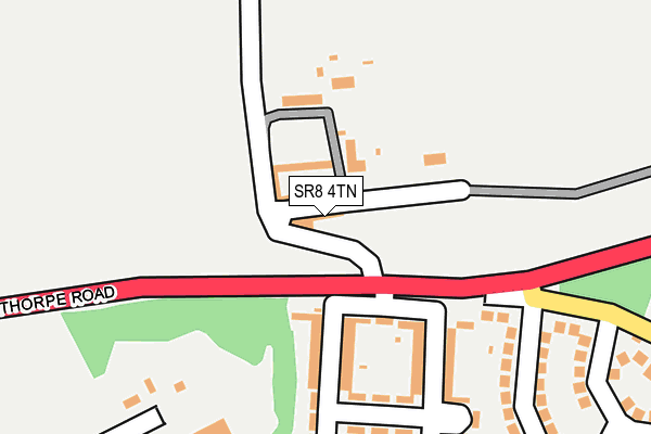 SR8 4TN map - OS OpenMap – Local (Ordnance Survey)