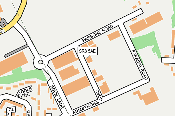 Map of BRANDMILE LIMITED at local scale