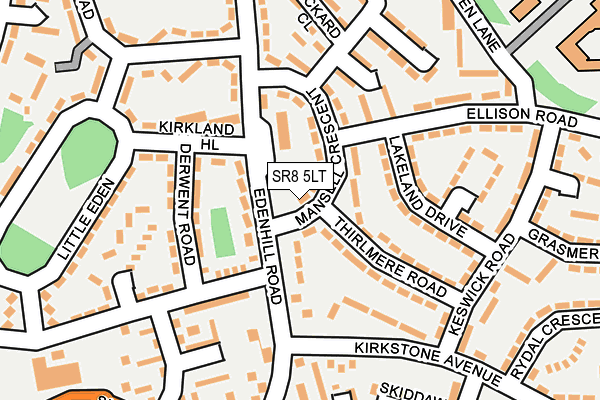 SR8 5LT map - OS OpenMap – Local (Ordnance Survey)