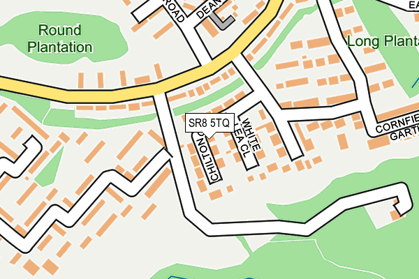 SR8 5TQ map - OS OpenMap – Local (Ordnance Survey)