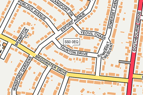 SS0 0EQ map - OS OpenMap – Local (Ordnance Survey)