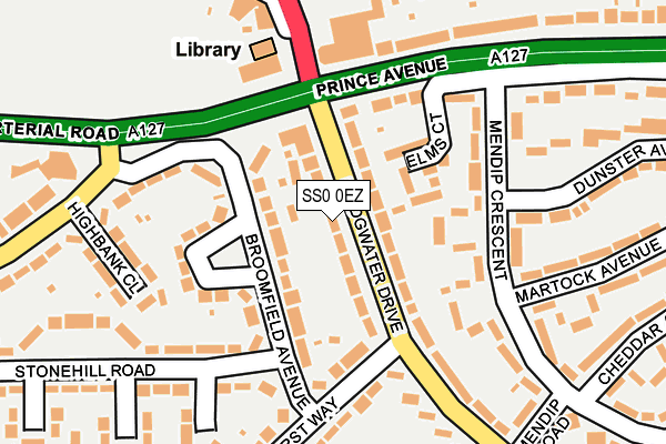 SS0 0EZ map - OS OpenMap – Local (Ordnance Survey)